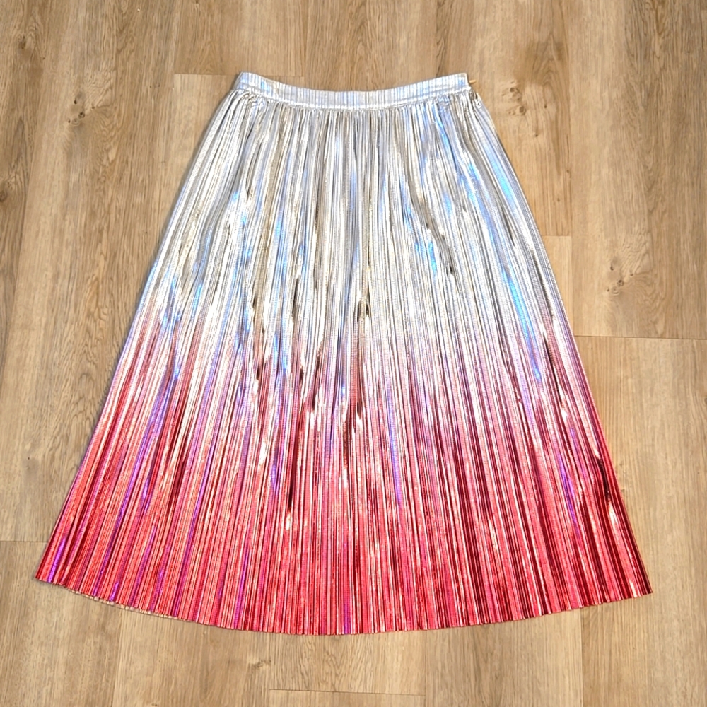 Boutique Ombre metallic skirt